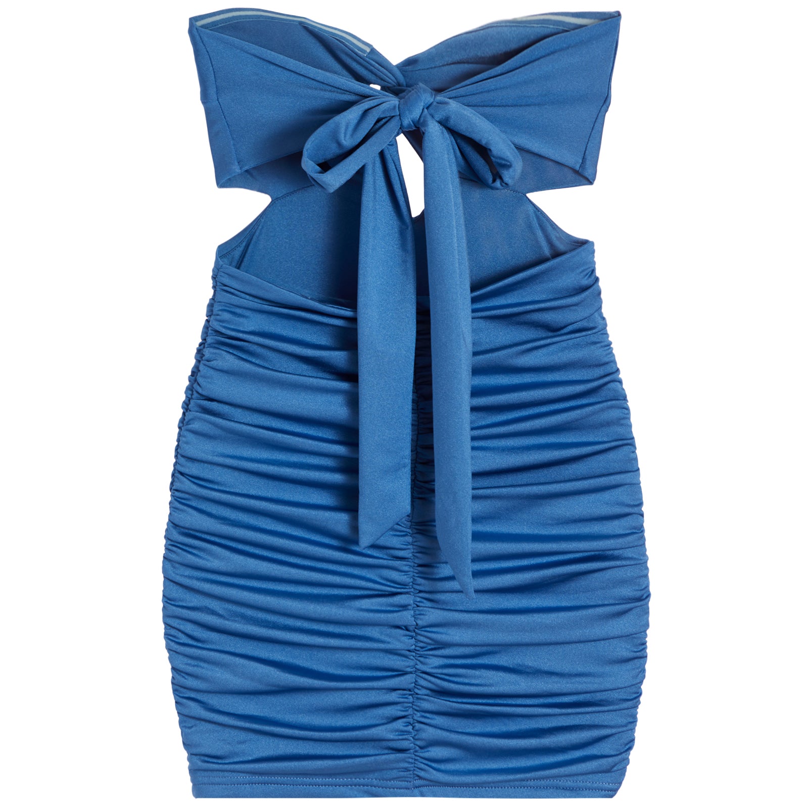 Aliyah Knot Front Dress With Tie Back - Denny's
