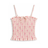 Alma Rose Floral Stripe Top
