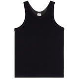 Solid High Neck Ribbed Tank - Denny's