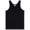 Solid High Neck Ribbed Tank - Denny's