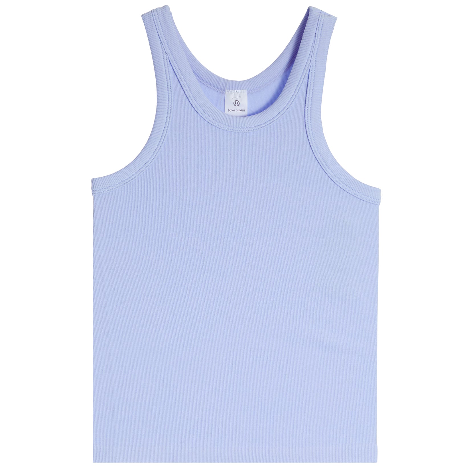 Solid High Neck Ribbed Tank - Denny's