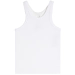 Solid High Neck Ribbed Tank - Denny's