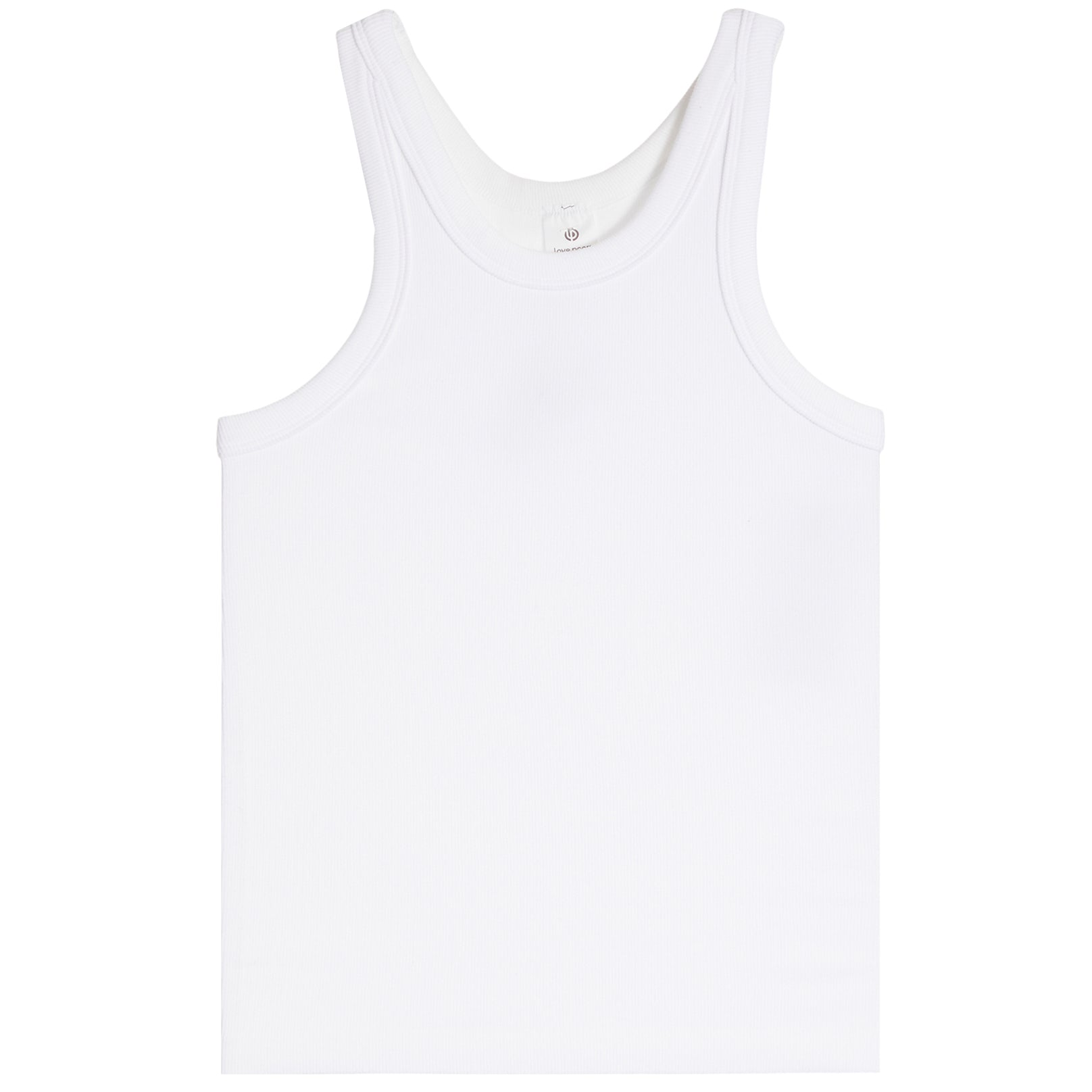 Solid High Neck Ribbed Tank - Denny's