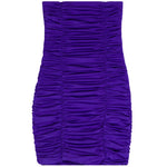Amber Strapless Shirred Dress - Denny's