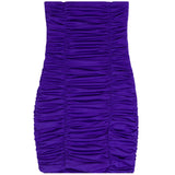 Amber Strapless Shirred Dress - Denny's