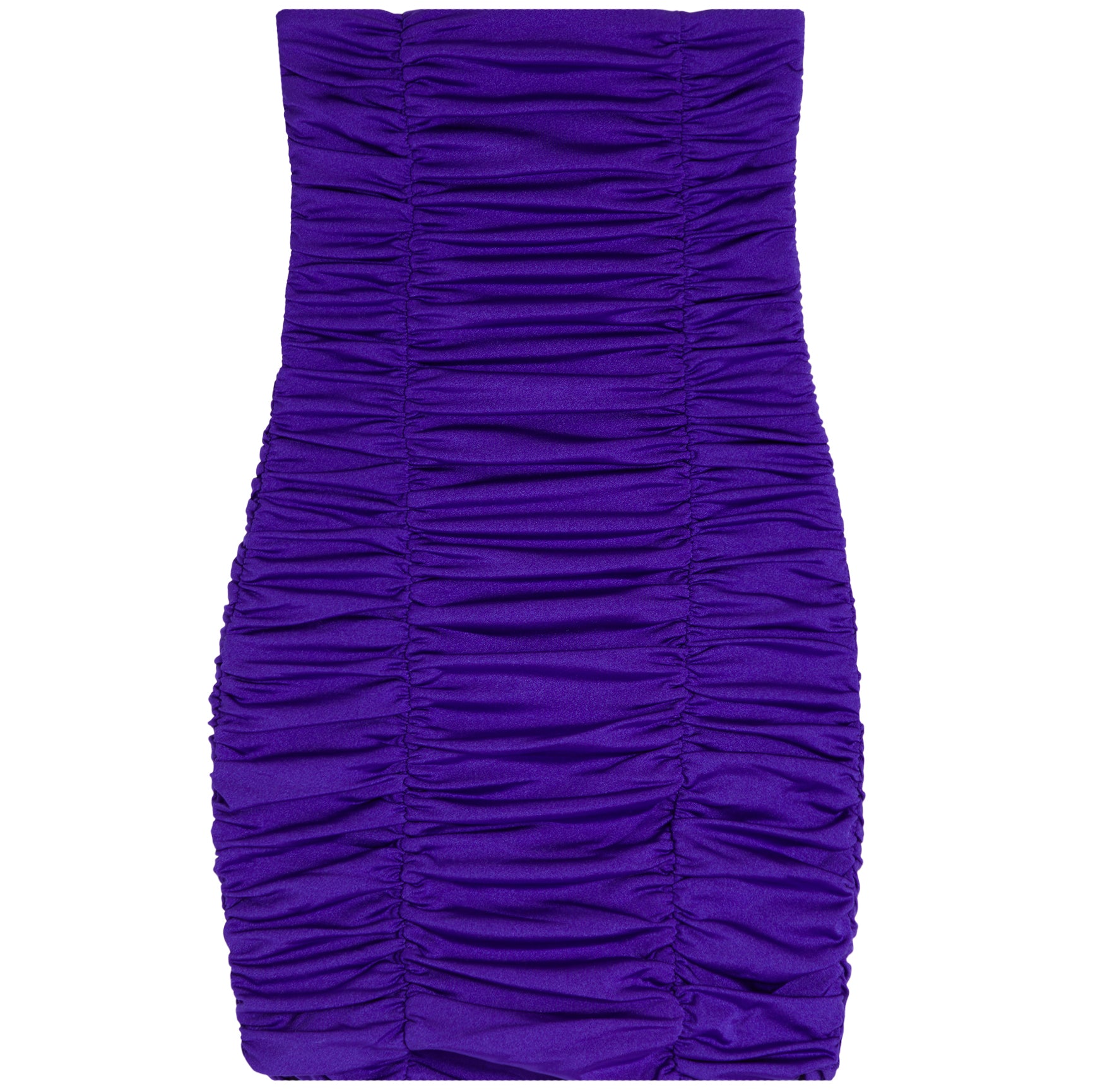 Amber Strapless Shirred Dress - Denny's