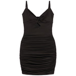 Amelia Keyhole Shirred Dress - Denny's