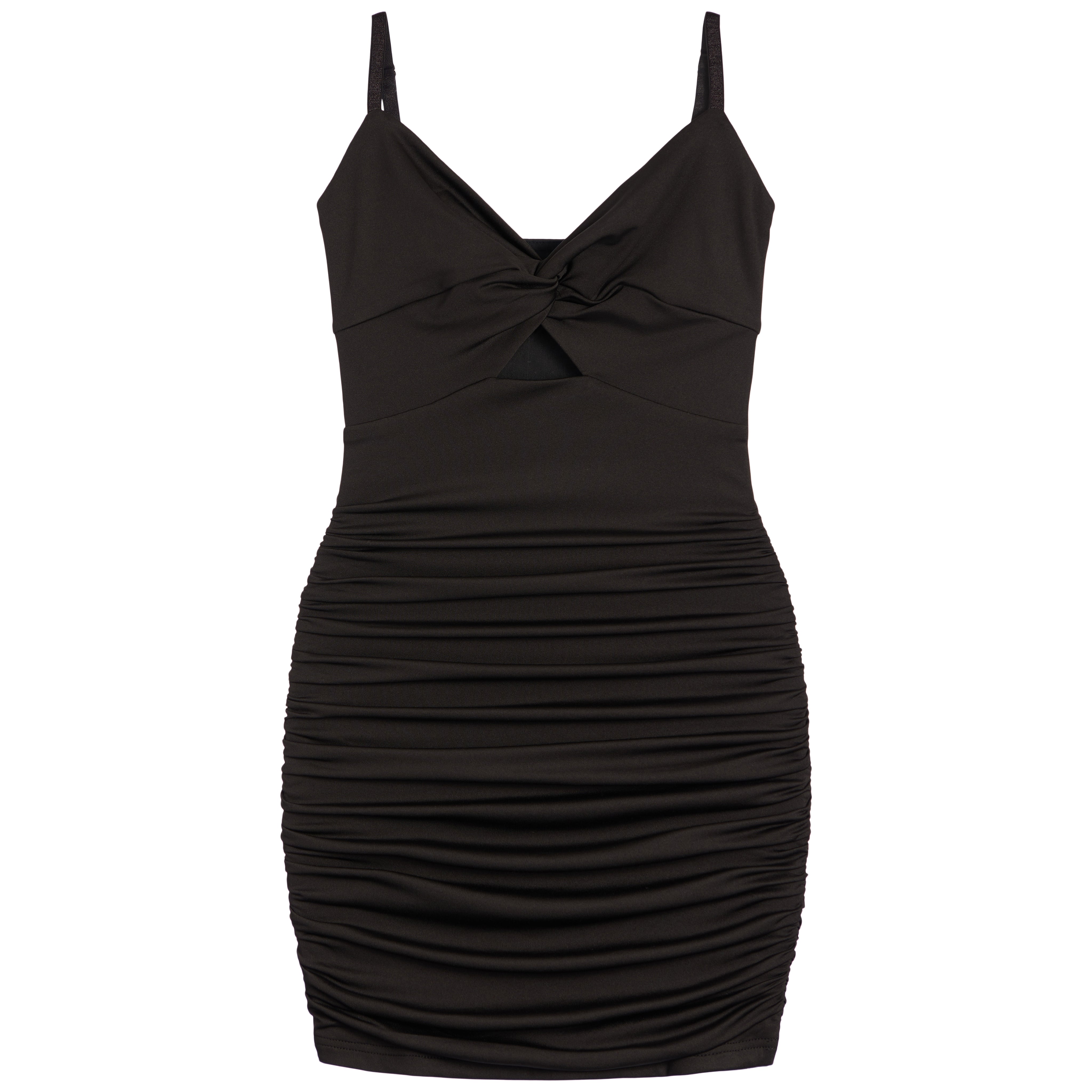 Amelia Keyhole Shirred Dress - Denny's