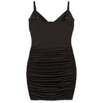 Amelia Keyhole Shirred Dress - Denny's