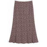 Anastasia Satin Floral Maxi Skirt