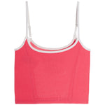 Annie White Trim Tank - Denny's