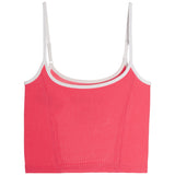 Annie White Trim Tank - Denny's