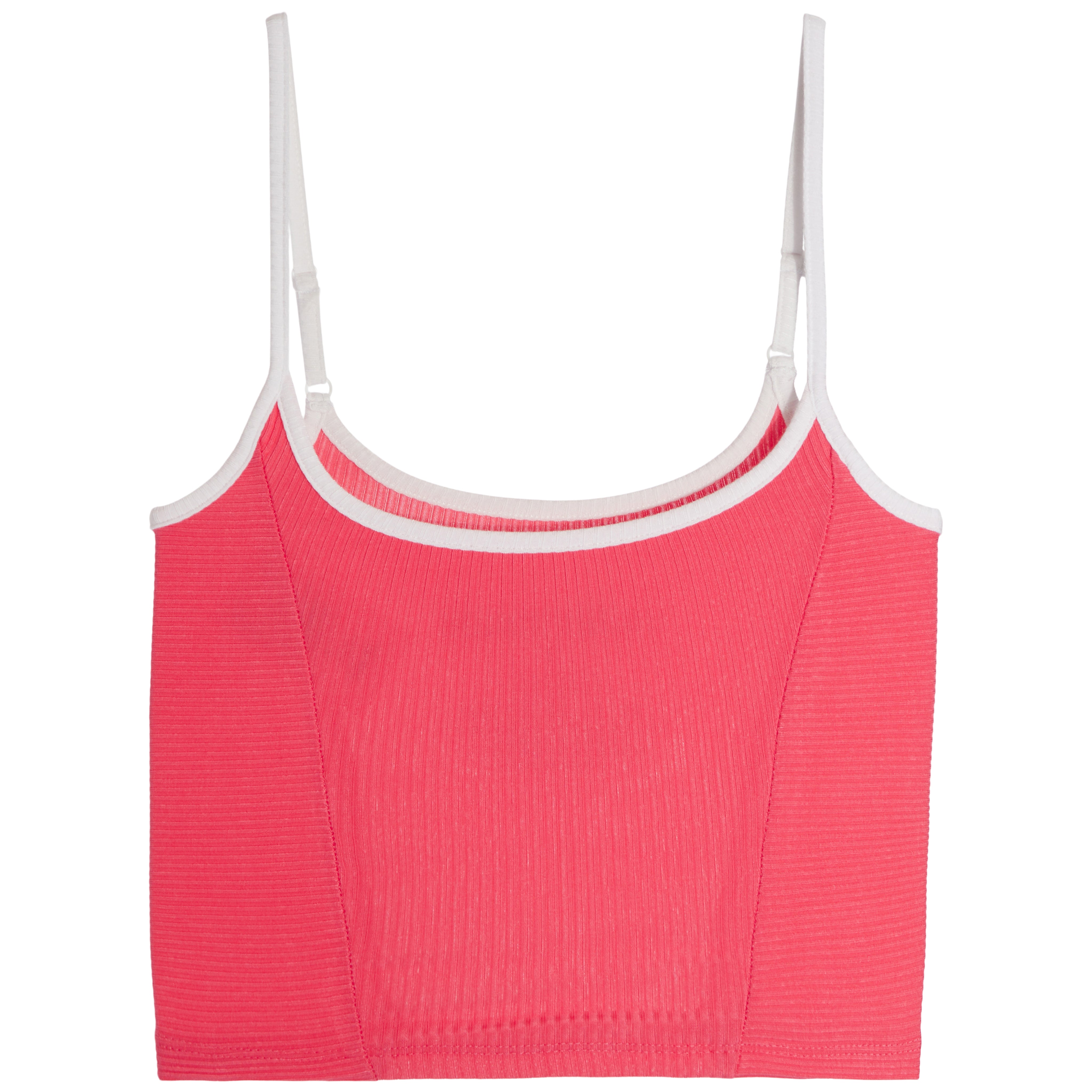Annie White Trim Tank - Denny's