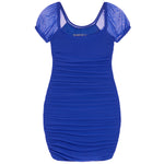Short Sleeve Rouched Dress - Denny's