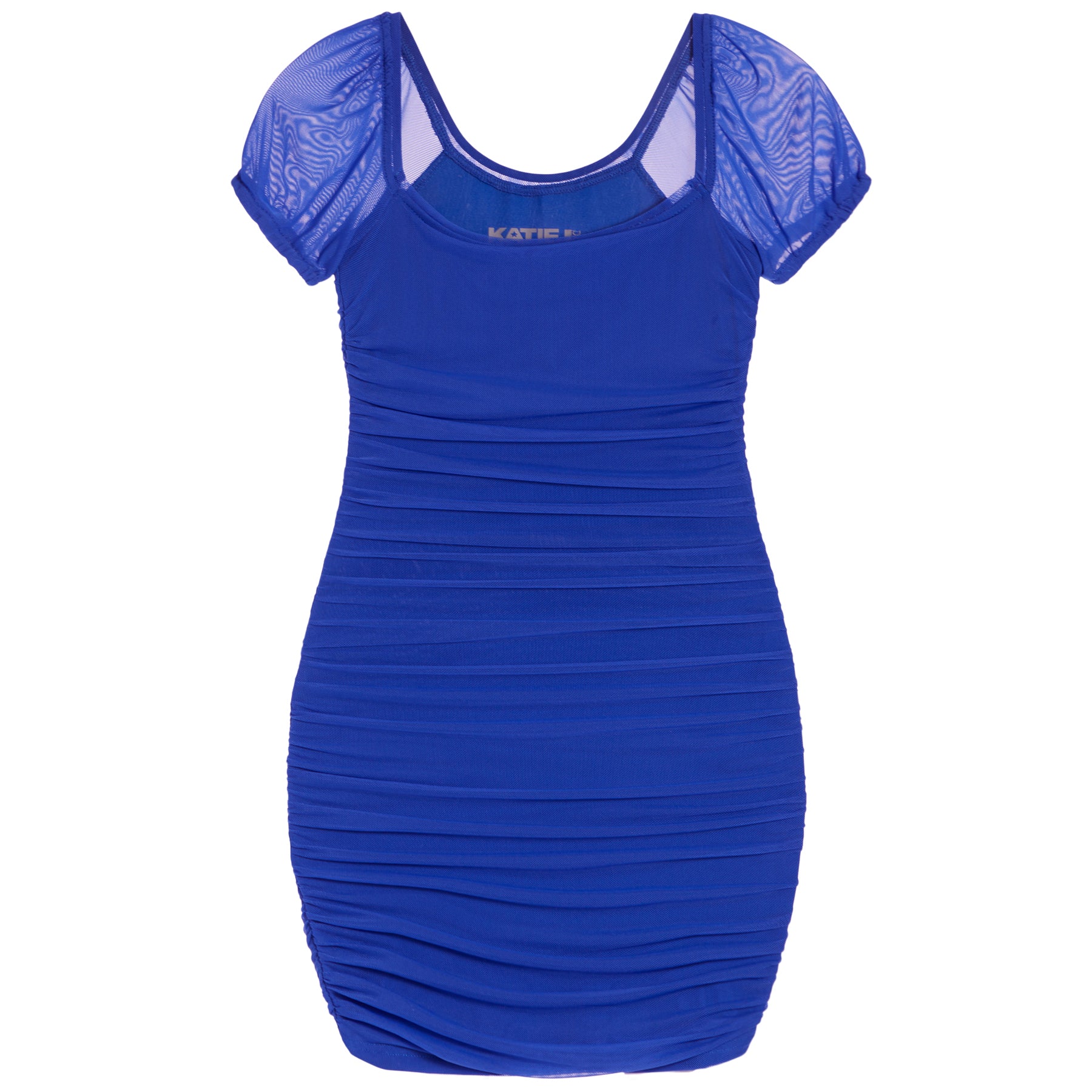 Short Sleeve Rouched Dress - Denny's