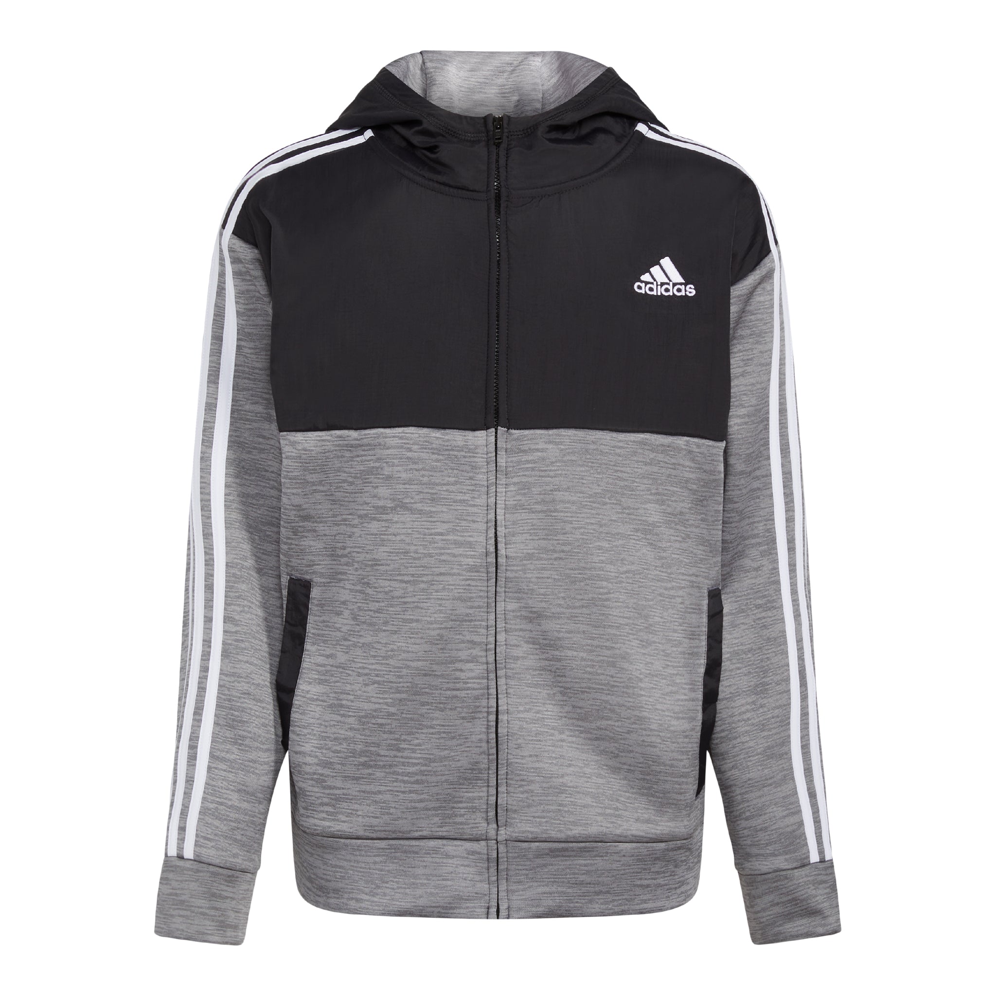 Melange Mix Fleece Zip Hoodie - Denny's