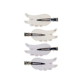 Angel Popstar Clip Set of 4 - Lilac Smoke