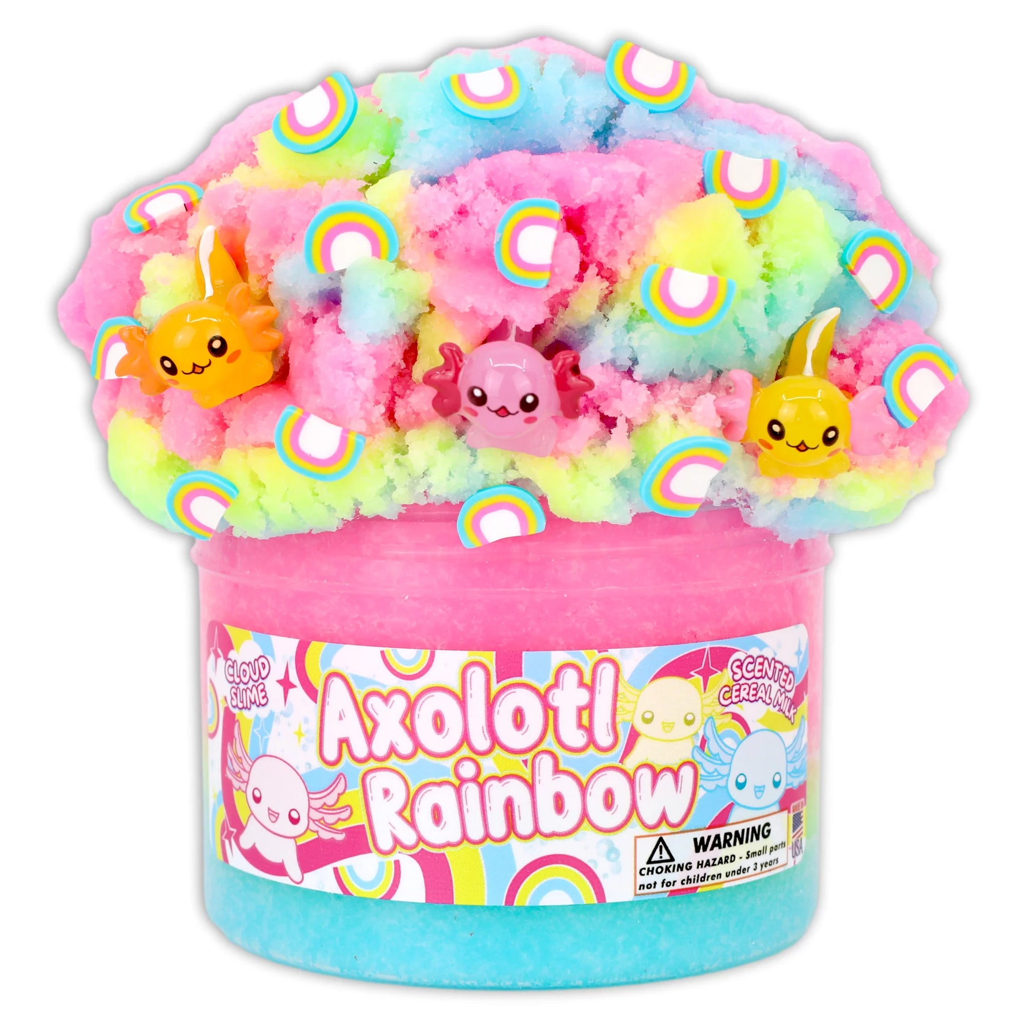 Axolotl Rainbow Cloud Slime - Denny's