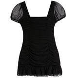 Ariel Solid Smock Dress - Denny's
