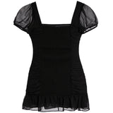Ariel Solid Smock Dress - Denny's