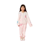 2pc Ava Embroidered Heart Jogger Set