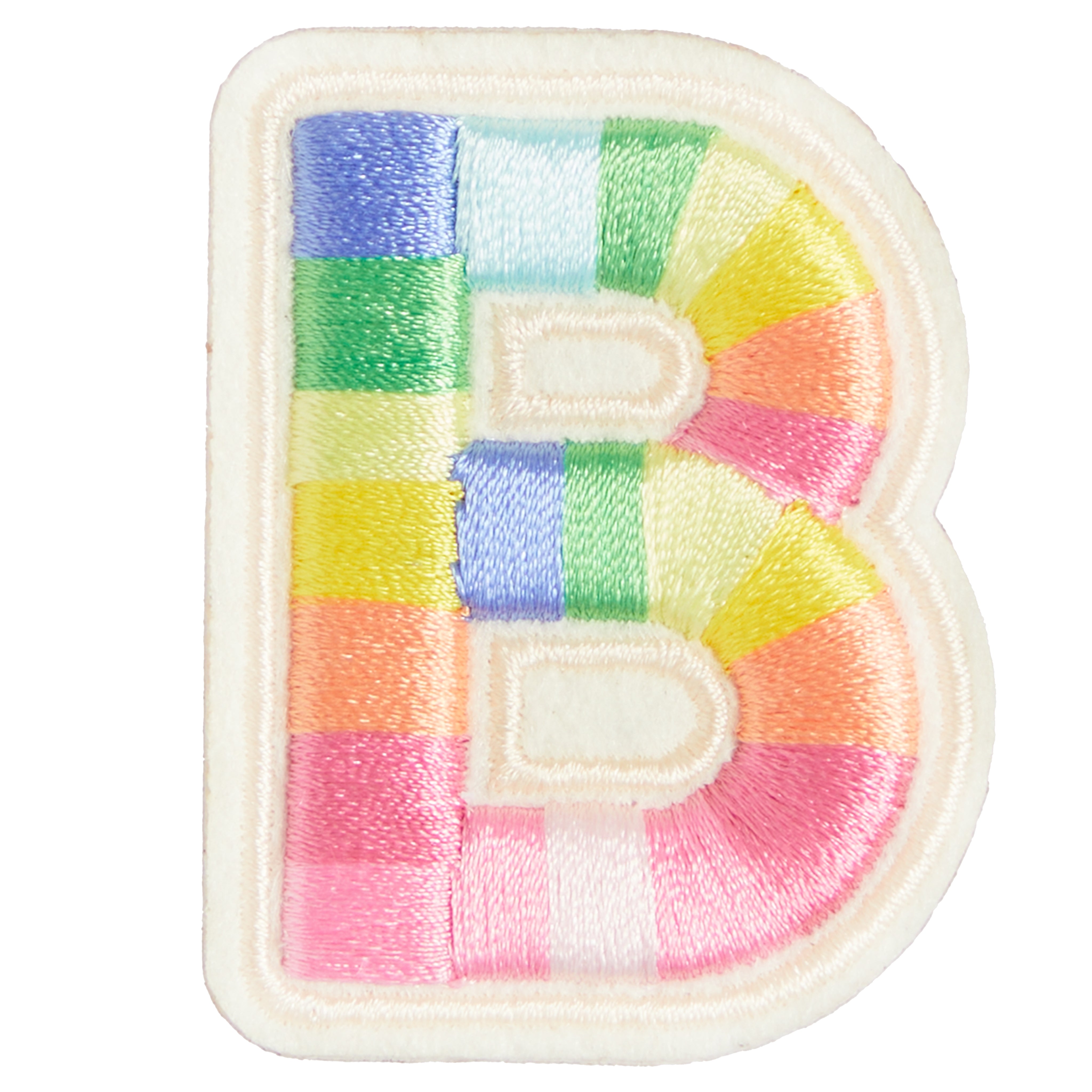 Rainbow Letter B Patch - Denny's