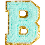 B Varsity Chenille Letter Sticker Patch - Denny's