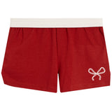 Short With White Bow