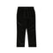 Black corduroy pant with drawstring on a white background