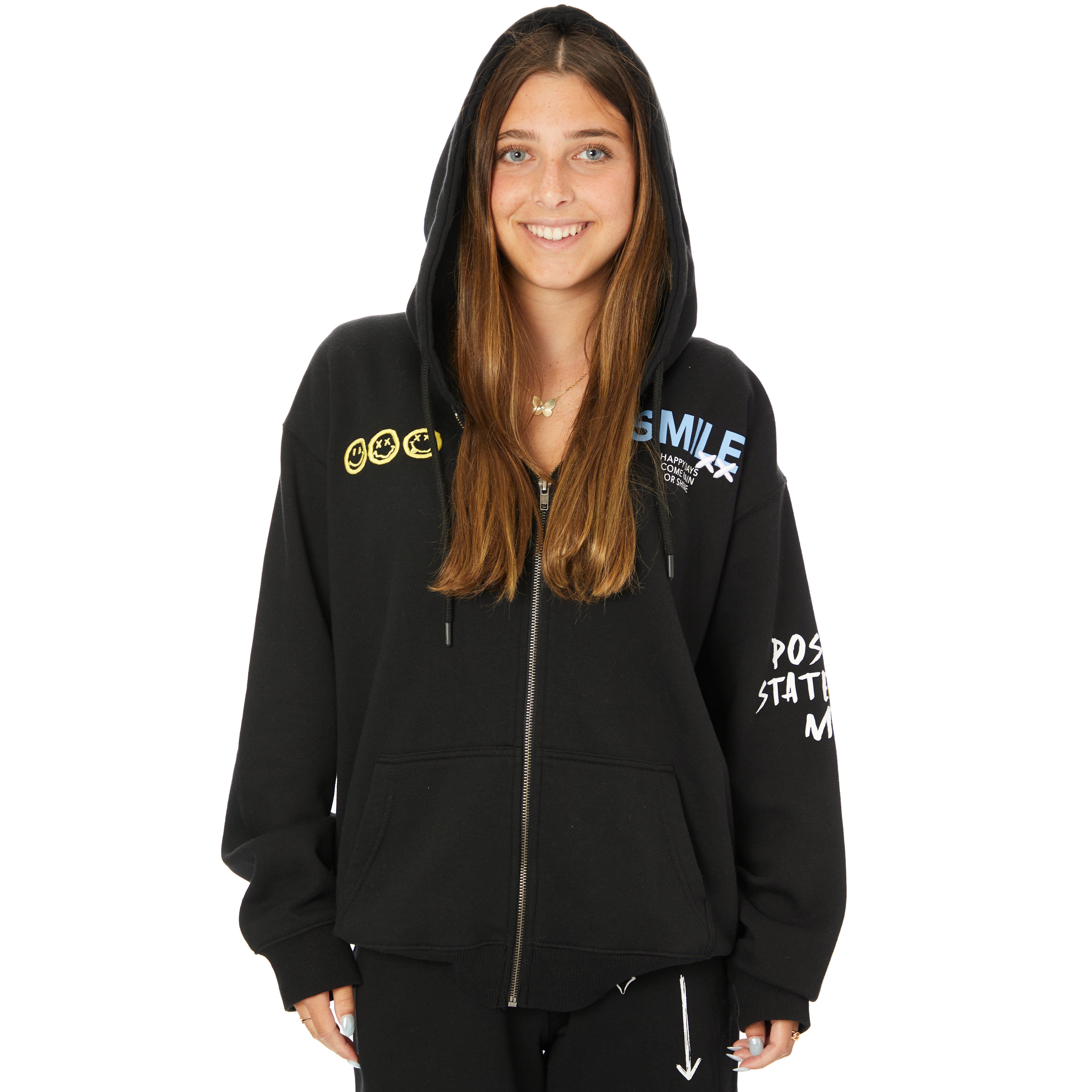 Graffiti Zip Hoodie - Denny's