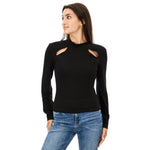 Ribbed Cut Out Top - Denny's