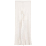 Diamond Knit Wild Leg Pant