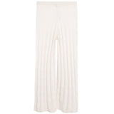 Diamond Knit Wild Leg Pant