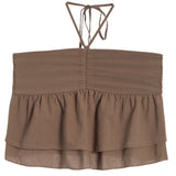 Textured Halter Top