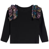 Ruffle Sleeve Star Top - Denny's