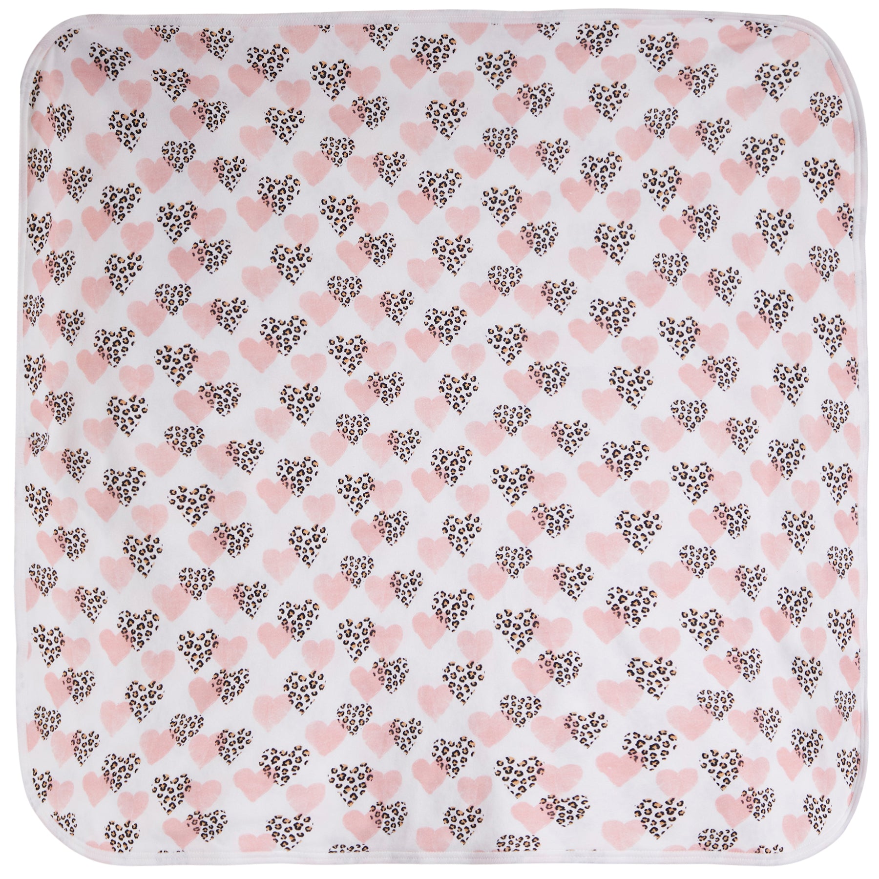 Leopard Hearts Blanket - Denny's