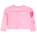 Velour Smiley Long Sleeve Tee
