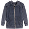 Burnout Solid Zip Hoodie - Denny's