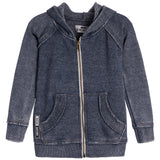 Burnout Solid Zip Hoodie - Denny's