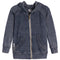 Burnout Solid Zip Hoodie - Denny's