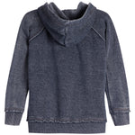 Burnout Solid Zip Hoodie - Denny's