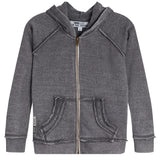 Burnout Solid Zip Hoodie - Denny's