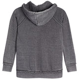 Burnout Solid Zip Hoodie - Denny's