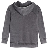 Burnout Solid Zip Hoodie - Denny's