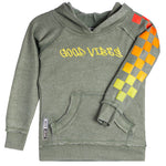 Good Vibes Checker Hoodie - Denny's