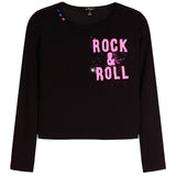 Rock And Roll Airbrush Long Sleeve Top - Denny's