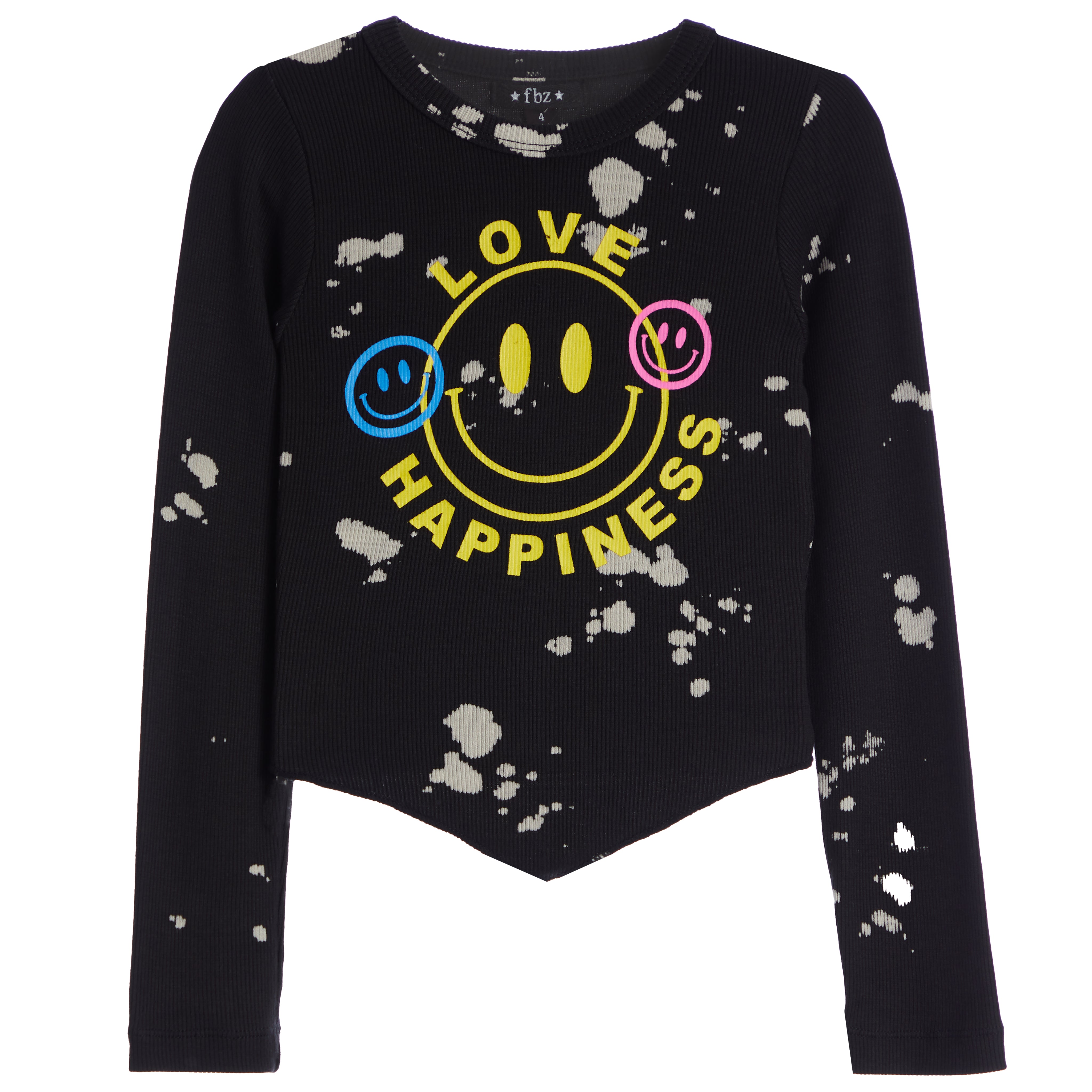 Love & Happiness Bleached Top - Denny's