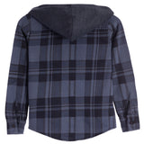 Plaid Button Down with Hood - Denny's