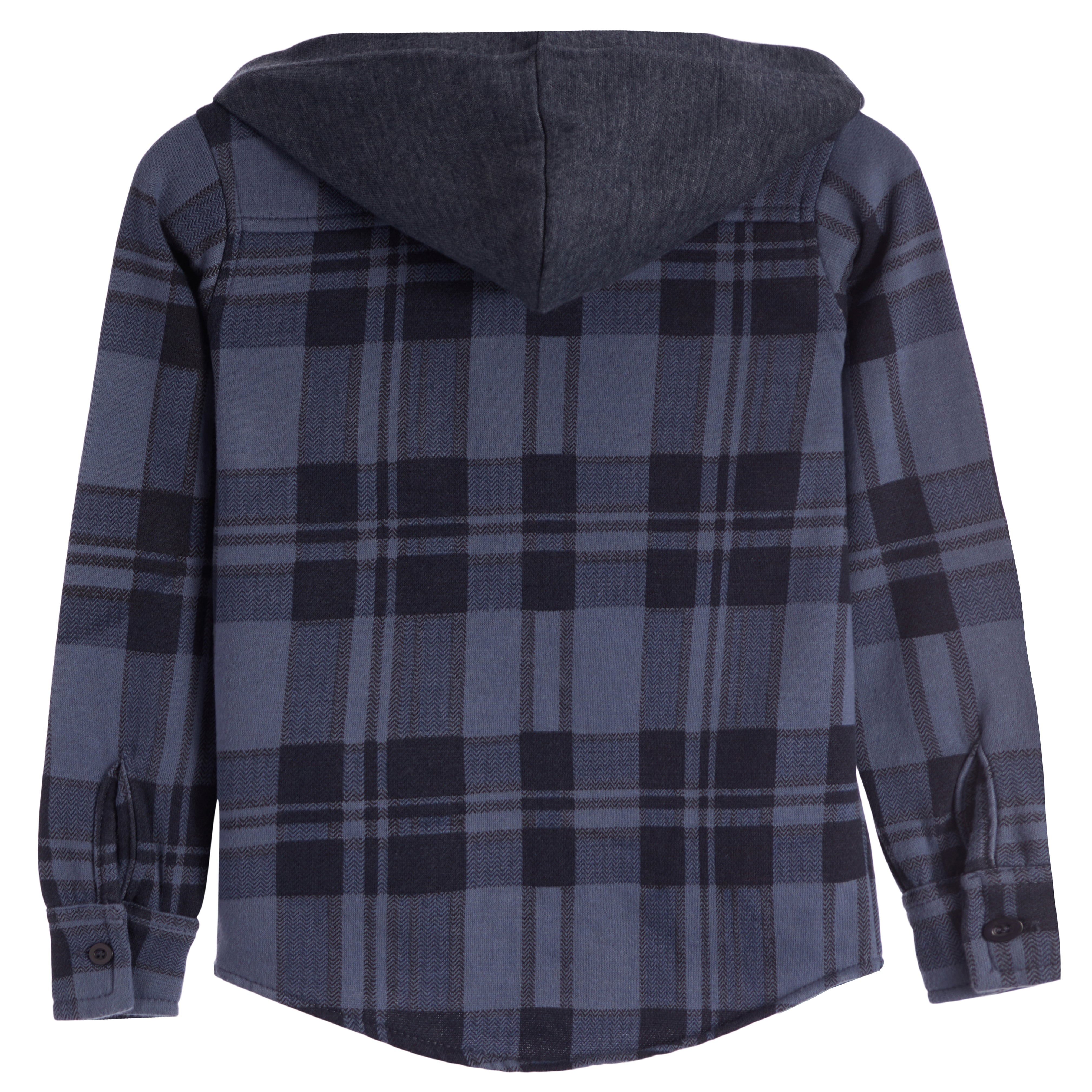 Plaid Button Down with Hood - Denny's