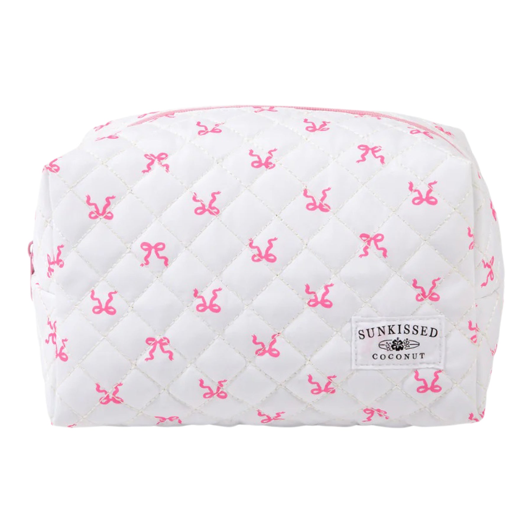 Large Coquette Ribbon Bow Cosmetic Case - Denny's